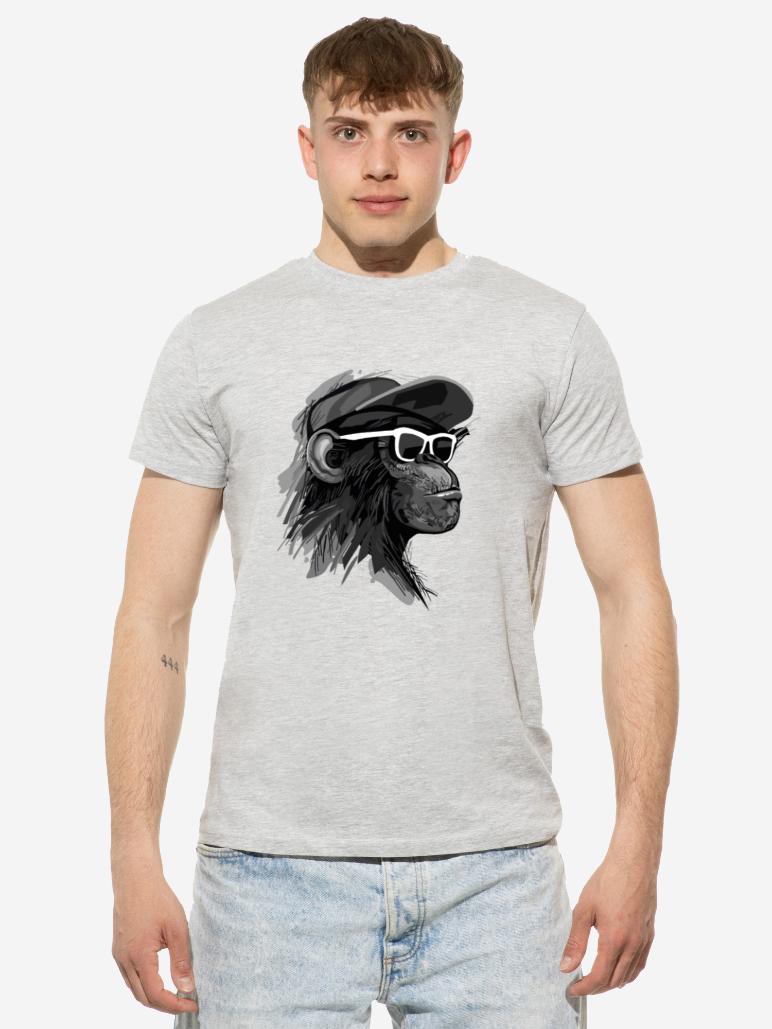 T-shirt "Cool Monkey with glasses"