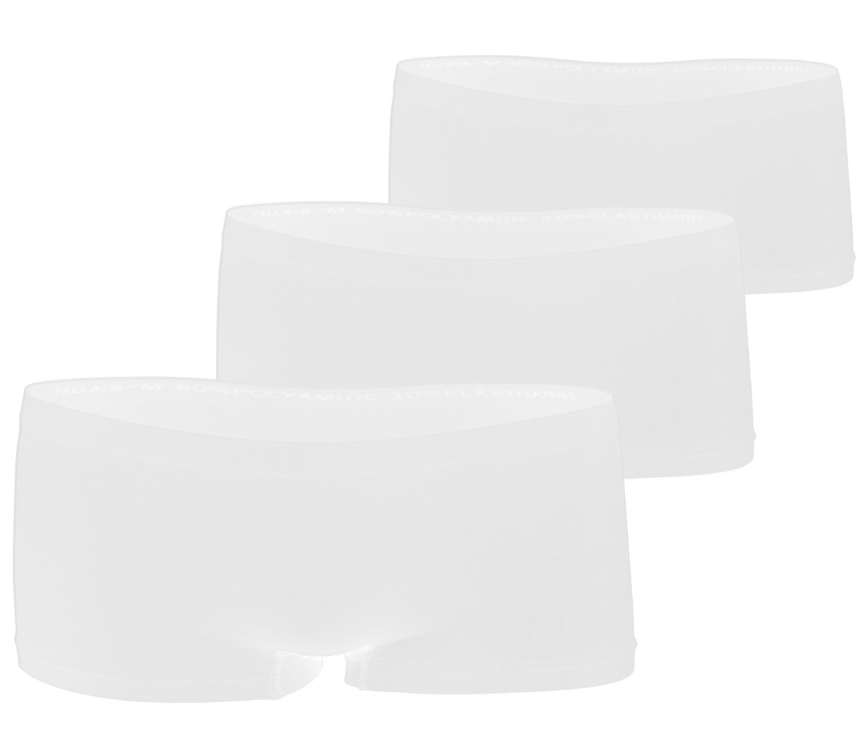 3er Set Women Seamless Microfiber panties hipster shorts