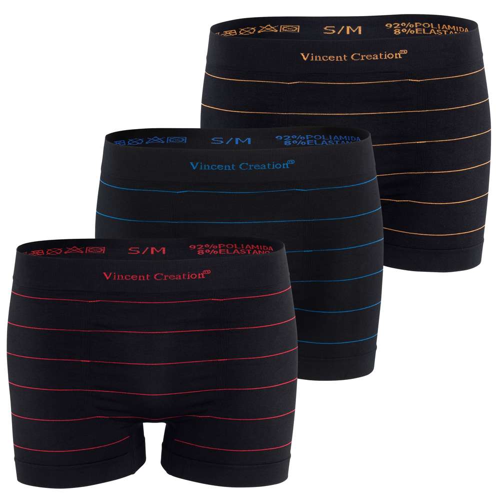 6er Pack Seamless Nadelstreifen Boxershorts