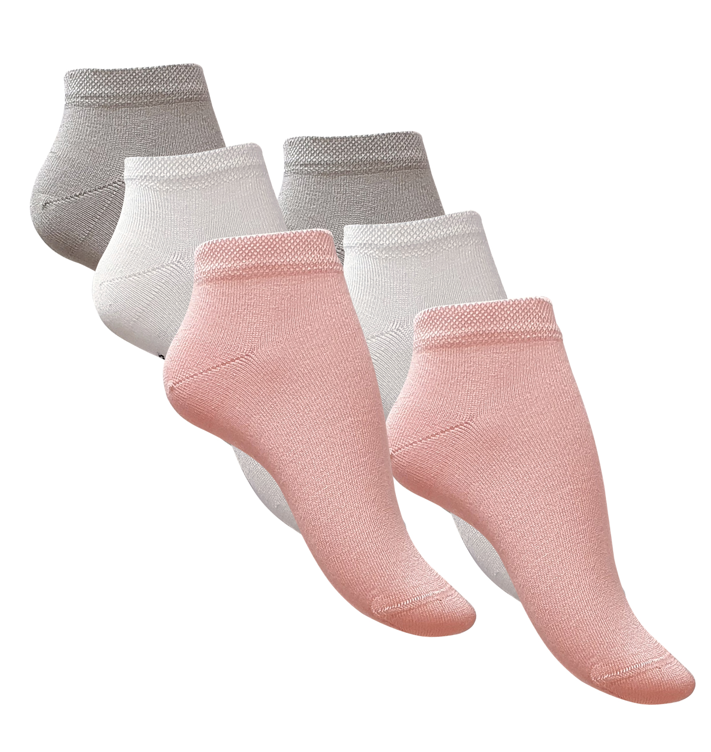 6 Paar  Sneaker Socken "Bambus" - Unisex