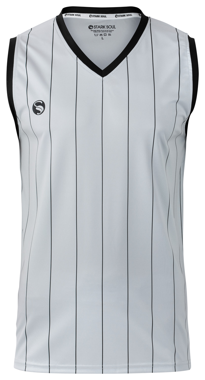 Ärmelloses Sport T-Shirt "Pinstripes", Tank Top