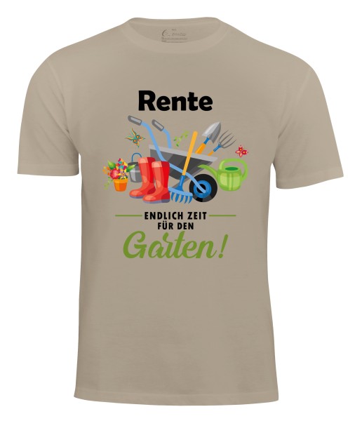 Retirement T-shirt - Time for the garden at last