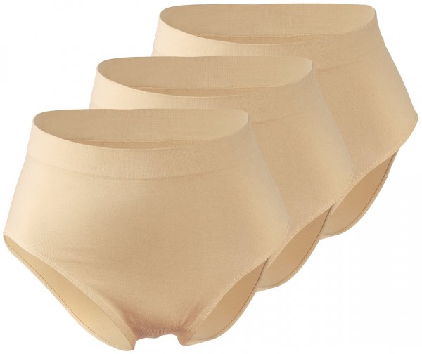 3 Pack Women's / Ladies Microfibre Briefs, Maxi Briefs