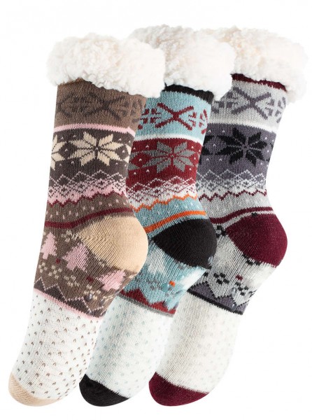 Women/Girls Slipper Socks, Soft Home Socks