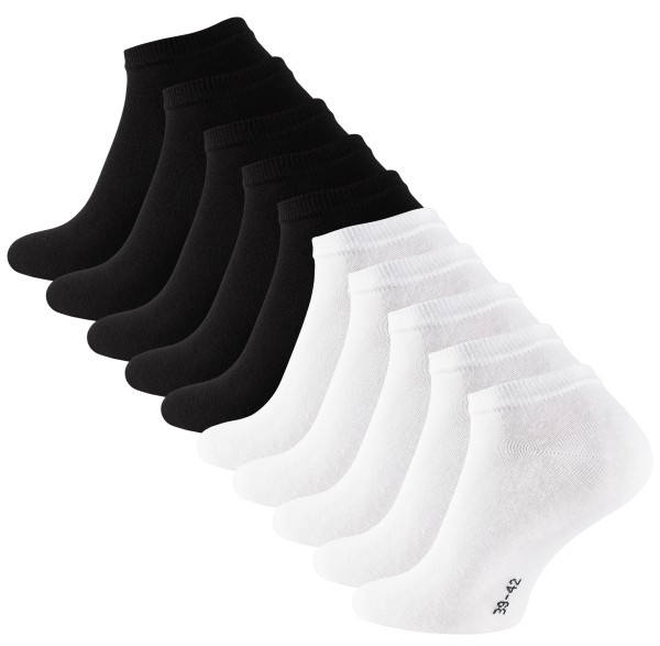 10 Pairs of STARK SOUL Essential Cotton Ankle Socks