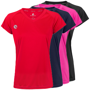 Sportshirt in Rot, Marine, Pink oder Schwarz