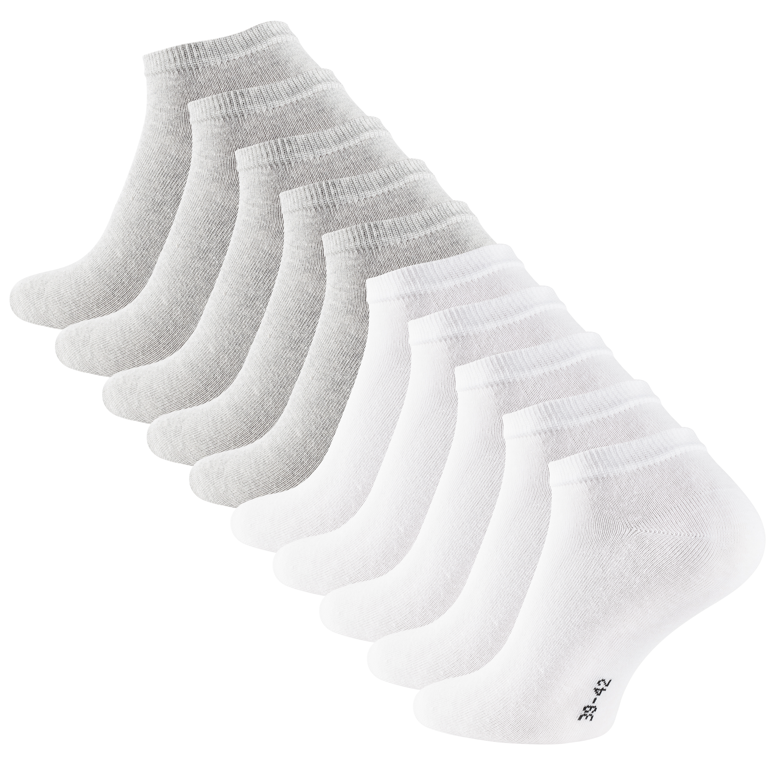 Füßlinge | 10 Strümpfe DAMEN COTTON-Essentials Sneaker | & Sneaker-Socken | Socken Paar &
