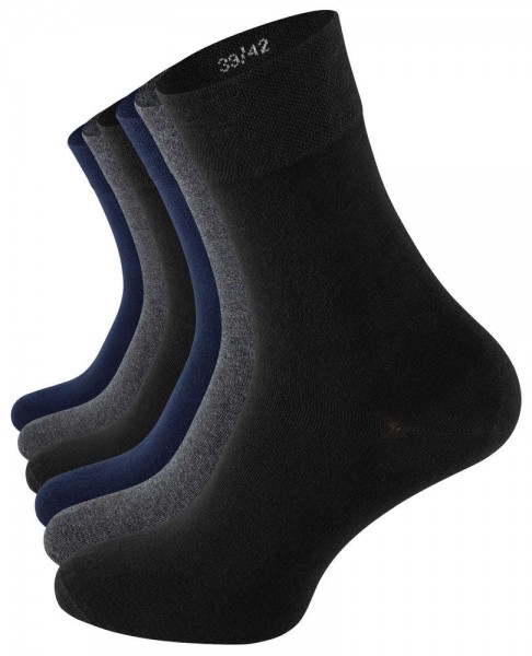 6 Paar Baumwoll-Socken - Edel & Modern