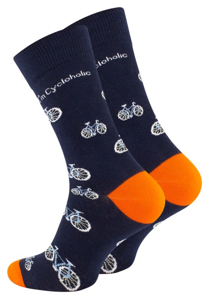 Fahrrad Socken marine - cycloholic