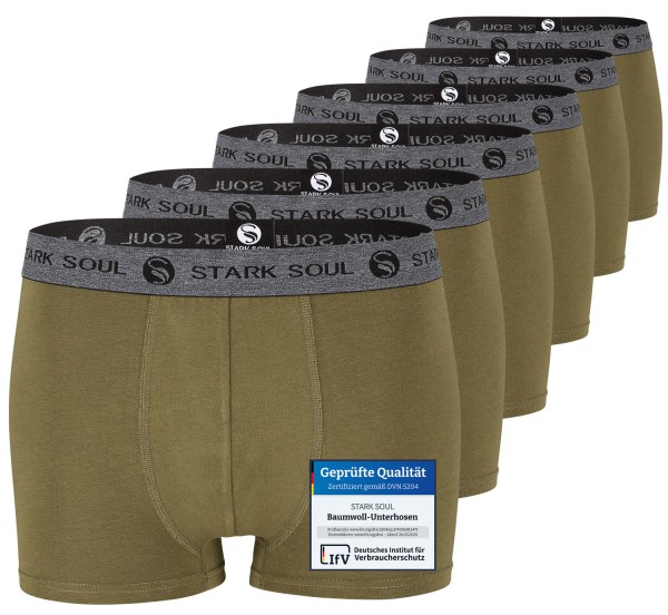 6 Pack STARK SOUL® Men's Boxer Shorts - Trunks