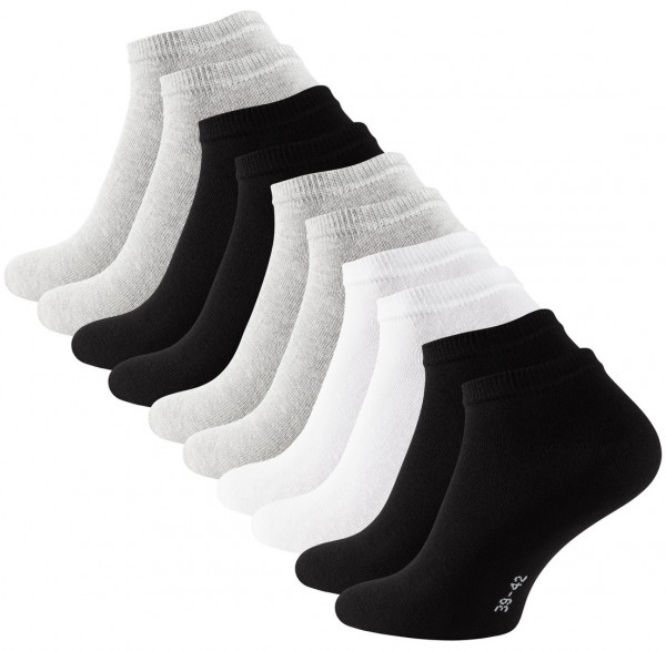 10 Pairs of STARK SOUL Essential Cotton Ankle Socks