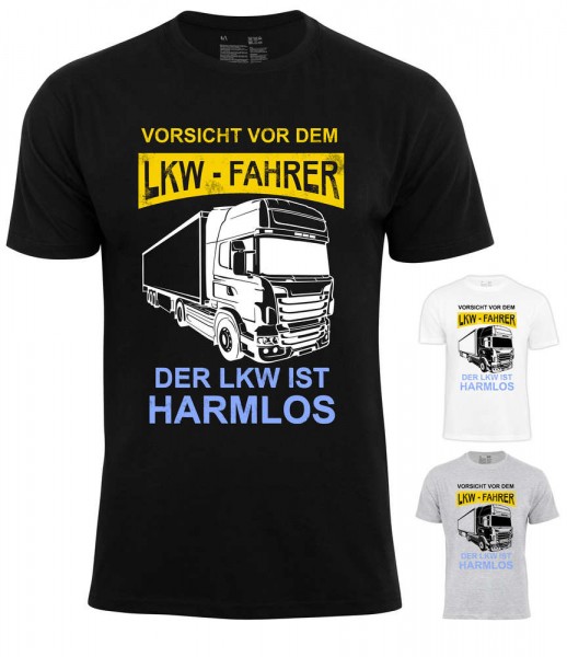 Fun-Shirt "Beware of the Truck Driver"