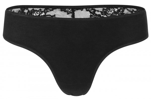 "Bamboo" back Lace Thong