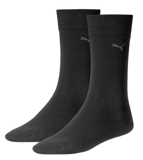 2 Paar original Puma Casual - Herren Socken, schwarz