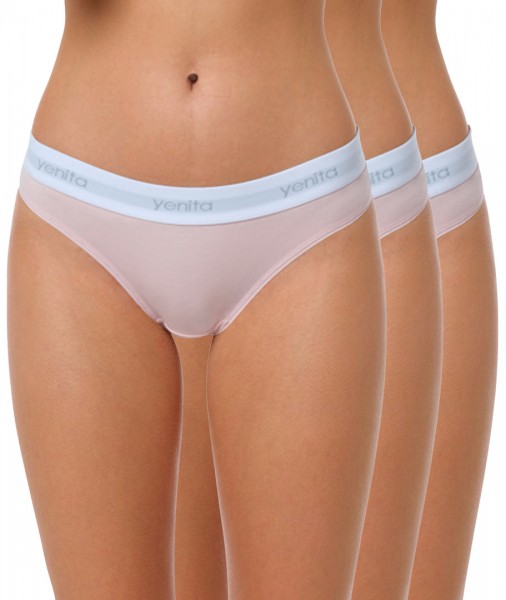 Yenita® Modern-Sports-Collection - Thong (3er Set)