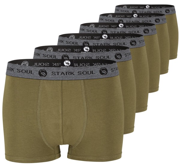 6 Pack STARK SOUL® Men's Boxer Shorts - Trunks