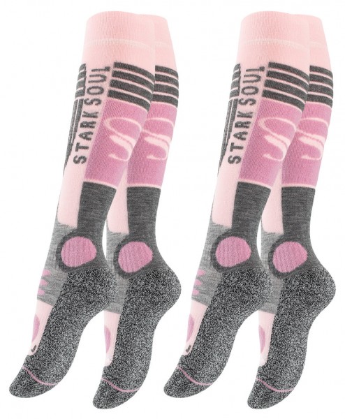 2 Pairs of STARK SOUL® Performance SKI and SNOWBOARD socks