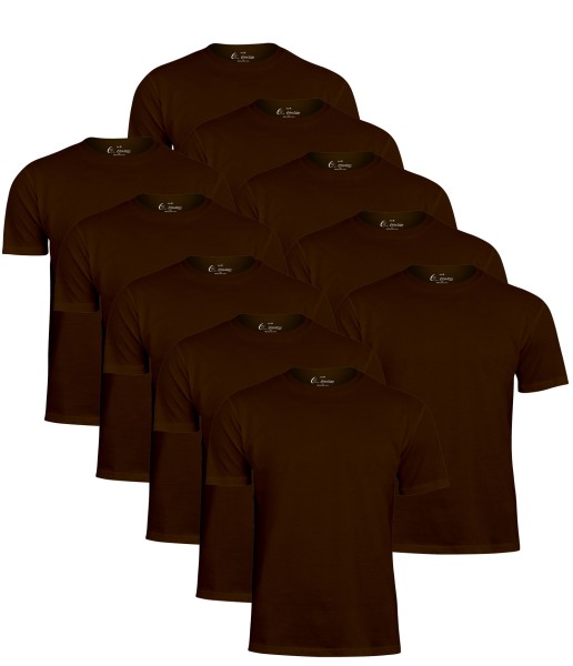 10 Pieces of Men's T-Shirt O-Neck - Tee