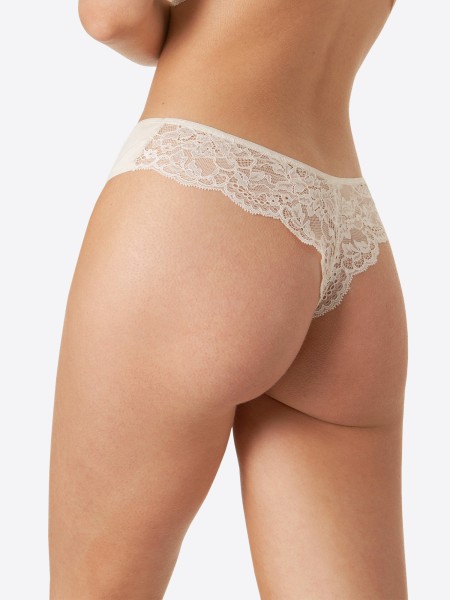 "Bamboo" back Lace Thong