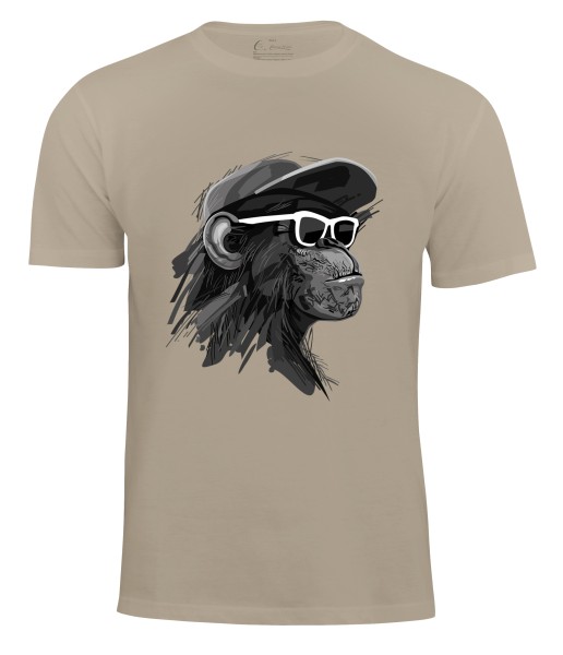 T-shirt "Cool Monkey with glasses"