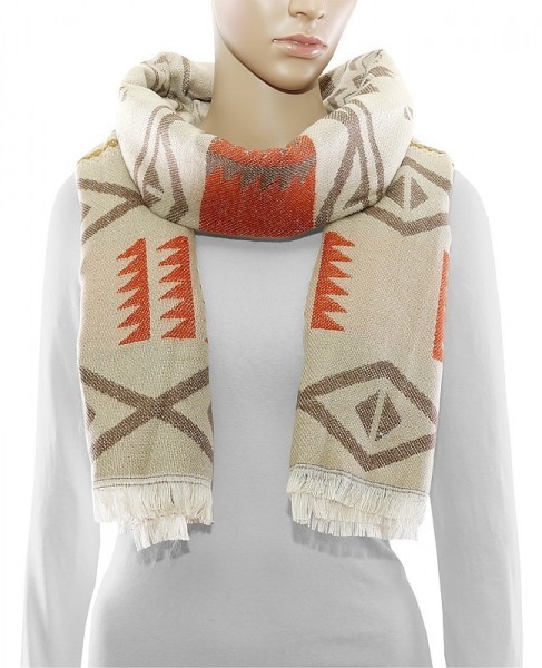 Women Geometric Ethno Scarf