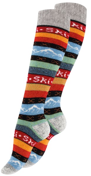 HYGGÈ ski socks with wool - knee-high socks
