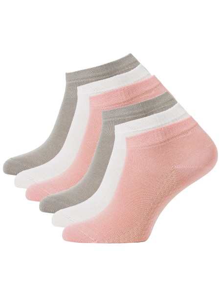 6 Paar Sneaker Socken aus Bambus – Unisex Sportsocken kurz für Damen & Herren