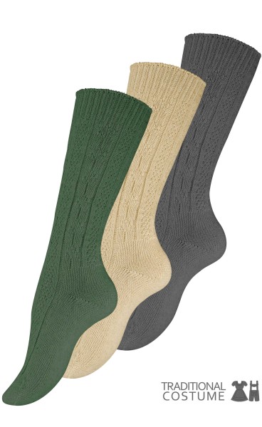 2 Pairs of Trachten knee-length socks - unisex