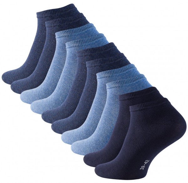 10 Pairs of STARK SOUL Essential Cotton Ankle Socks