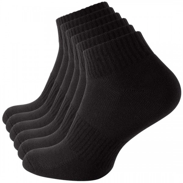 6 Paar Unisex Quarter Socken-Sportsocken
