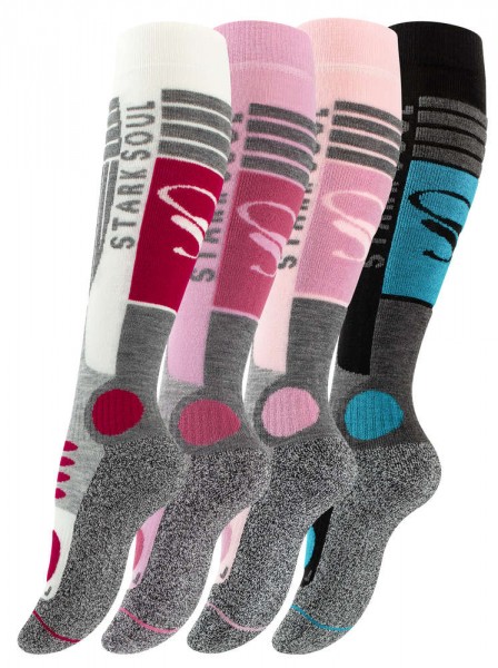 2 Pairs of STARK SOUL® Performance SKI and SNOWBOARD socks