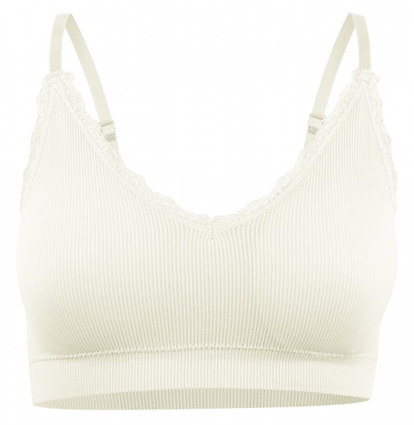 "Ribbed Collection" Lace Bra
