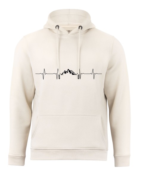 Pulsschlag Berge Hoodie