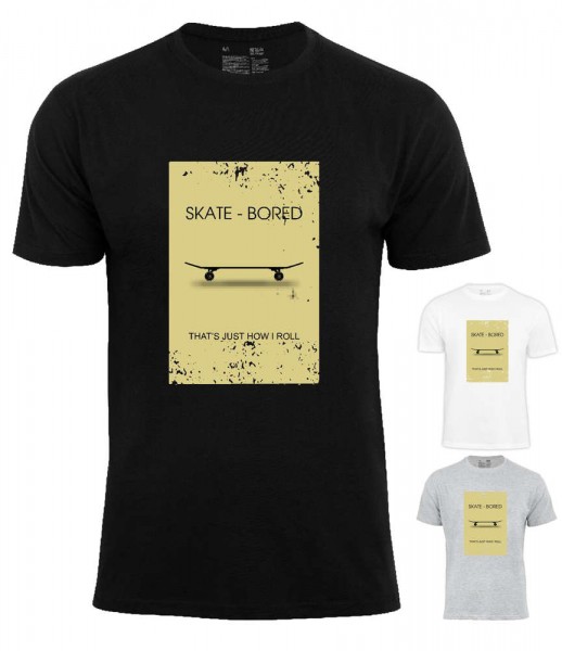 T-Shirt Skateboards "Skate-Bored"