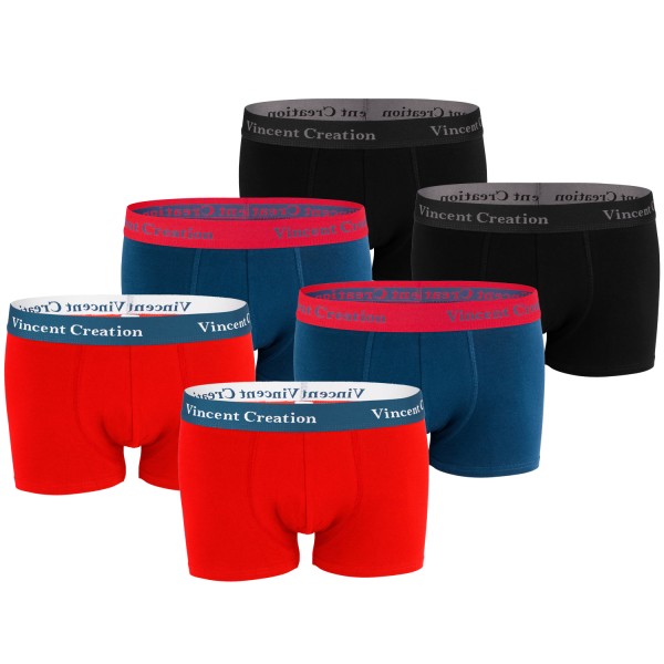 Pack of 6 Boxer Briefs Trunks
