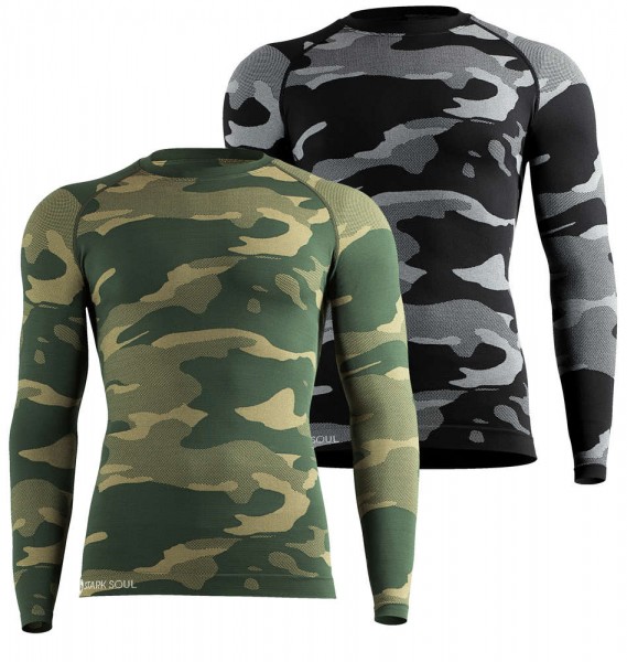 STARK SOUL® Functional Shirt long sleeve, Camouflage
