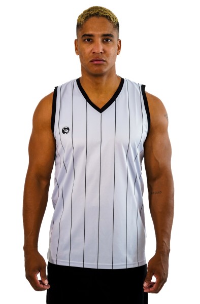 Sleeveless sports T-shirt "Pinstripes", tank top