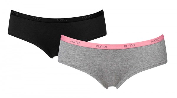 2 Pack Puma Hipsters for women, multicoloured