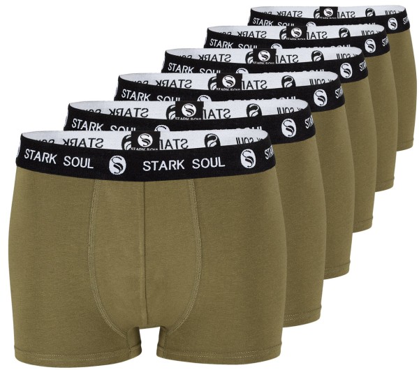 STARK SOUL® Men's Boxer Shorts - Trunks pack of 6