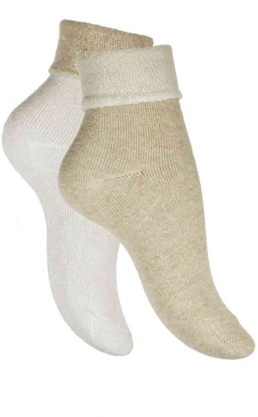 2 Pairs of Ladies full terry, Super Soft ANGORA Wool Socks