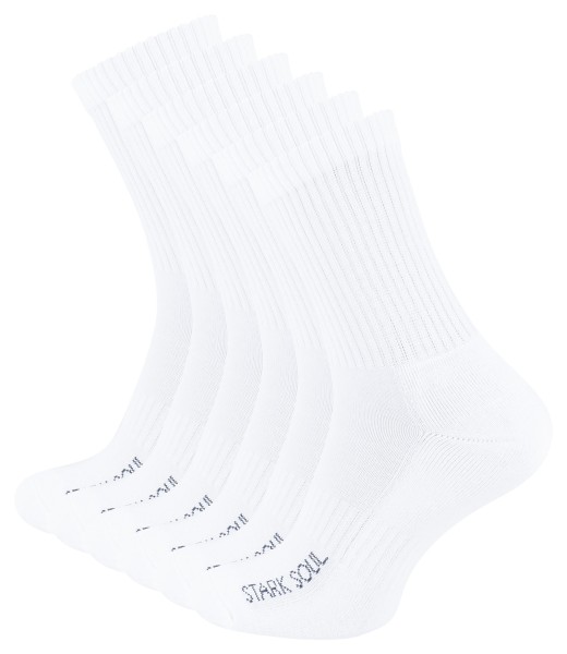 6 Pair of Men Black Socks, Half-Cushion Crew Socks