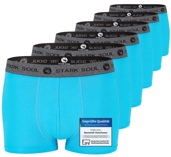 6 Pack STARK SOUL® Men's Boxer Shorts - Trunks