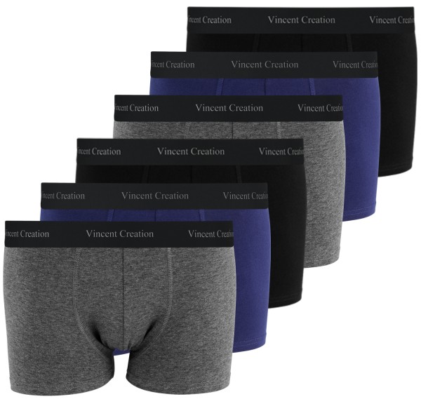 Pack of 6 Boxer Briefs Trunks
