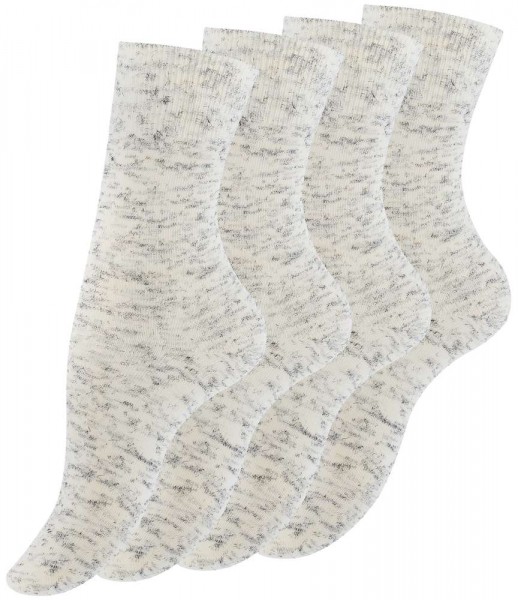 8 Pair Ladies Cotton Socks "Italy Melange"
