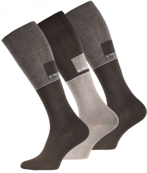 3 Pair Mens "STREET" Knee-High Socks, Soft Top