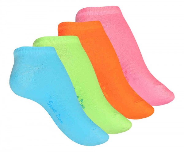 8 pair ladies ankle socks" SPORT LINERS" in fashion colors
