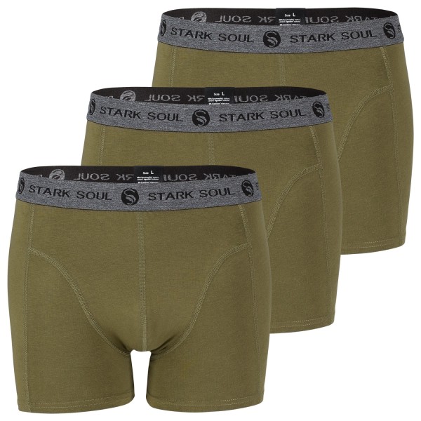 3 pack STARK SOUL® Men's Retro Boxer Shorts