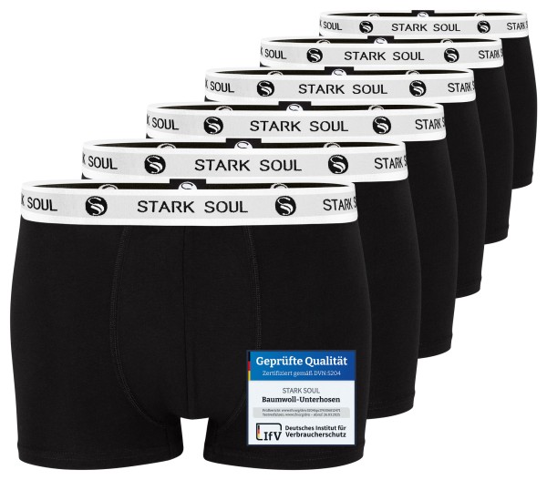 6 Pack STARK SOUL® Men's Boxer Shorts - Trunks