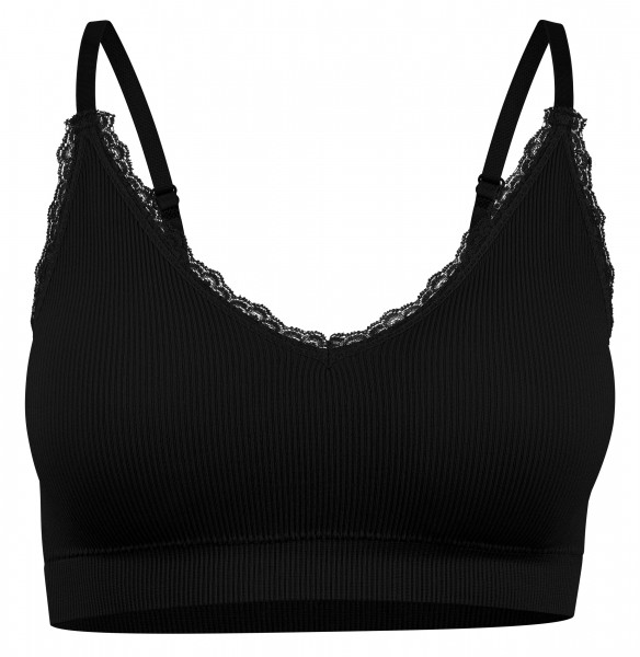 "Ribbed Collection" Lace Bra