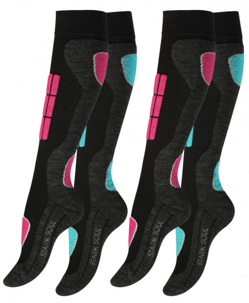 Ladies Performance SKI and SNOWBOARD socks, Special Padded for better Protection